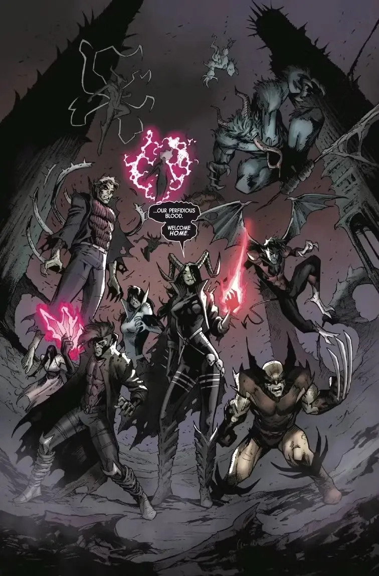 Gli X-Men oscuri si riuniscono in X-Men United #6