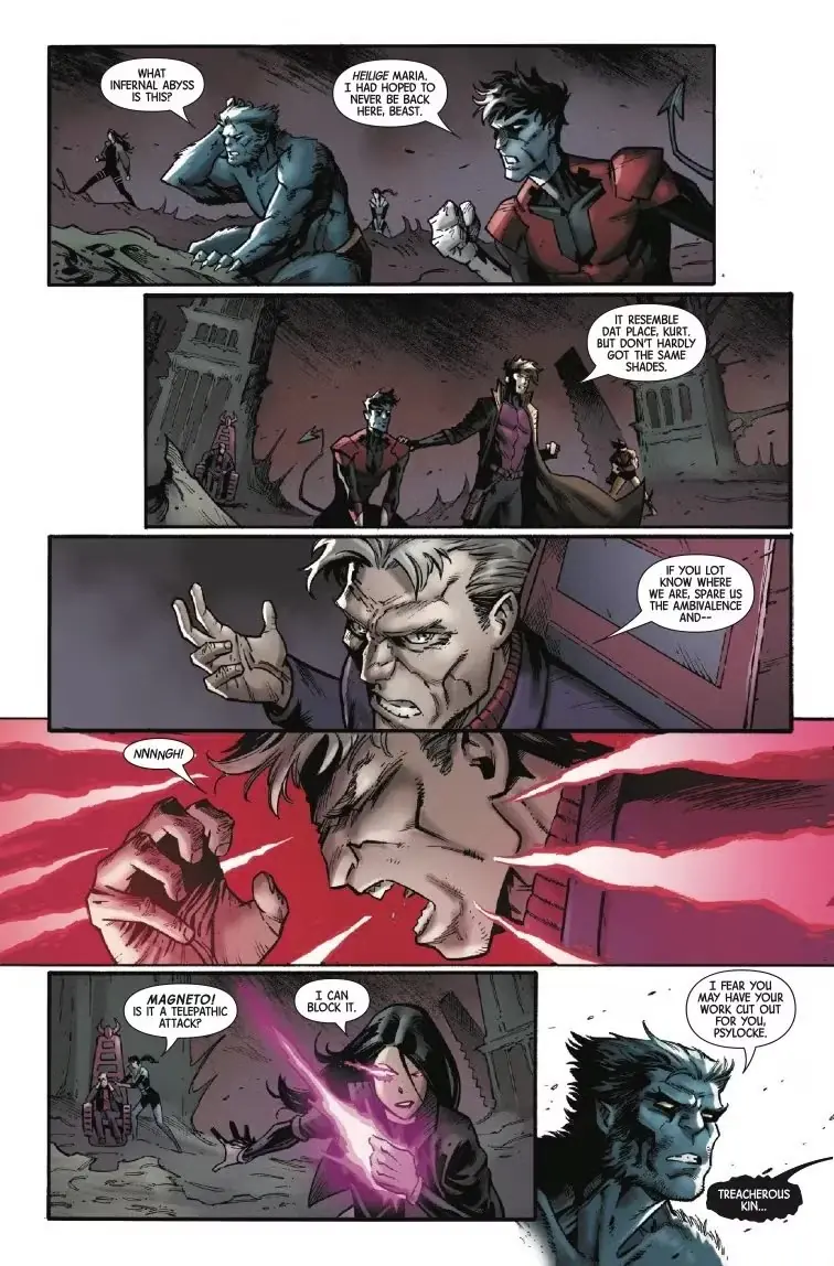 Magneto budzi się w mrocznej iluzji w X-Men United # 6