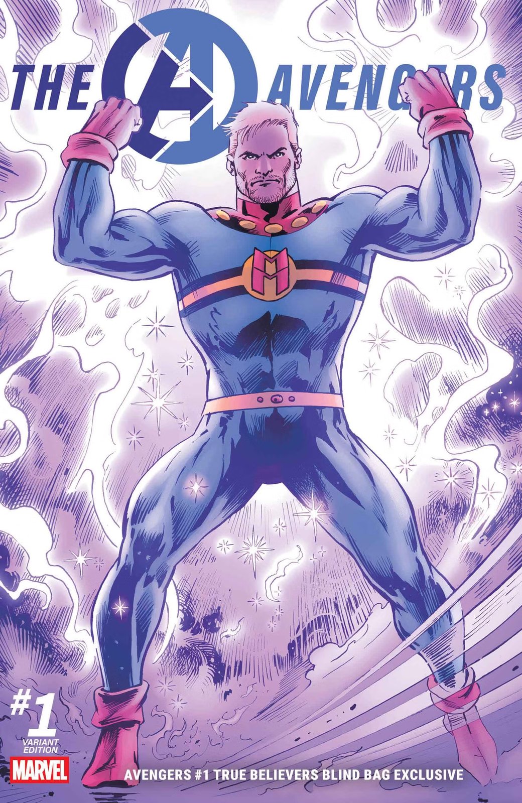 David Colton, también conocido como Miracleman, se potencia en la portada de Avengers #1