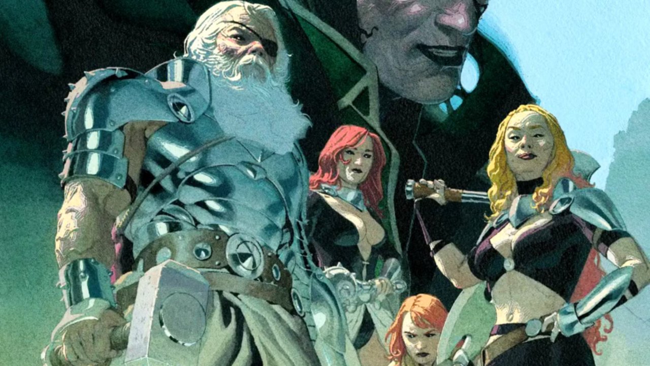 يقف الملك ثور أمام لوكي يقف الملك ثور أمام لوكي
