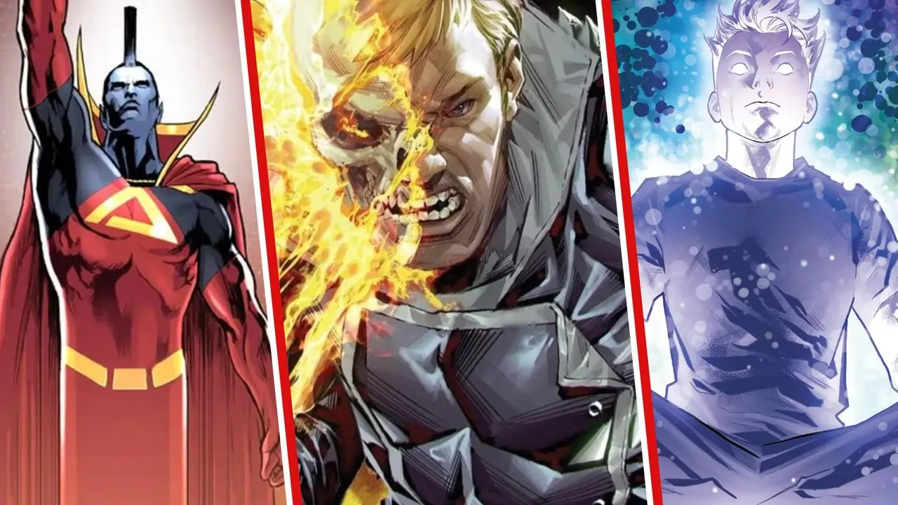 Marvel Heroes Gladiatore, Ghost Rider e Franklin Richards-1
