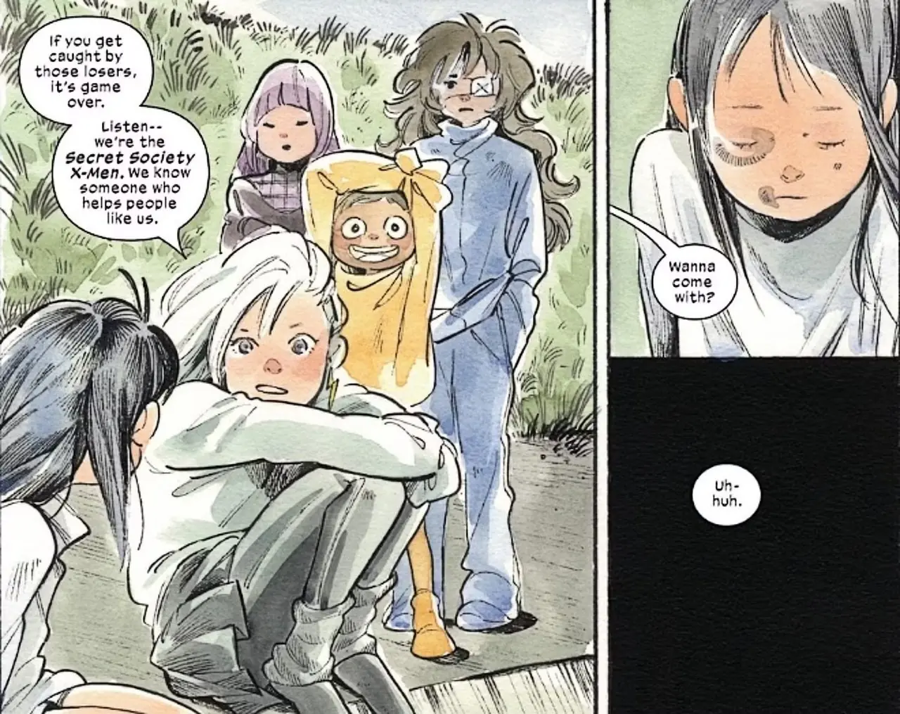 Ostateczny finał nr 1, Tajne stowarzyszenie Peach Momoko X-Men