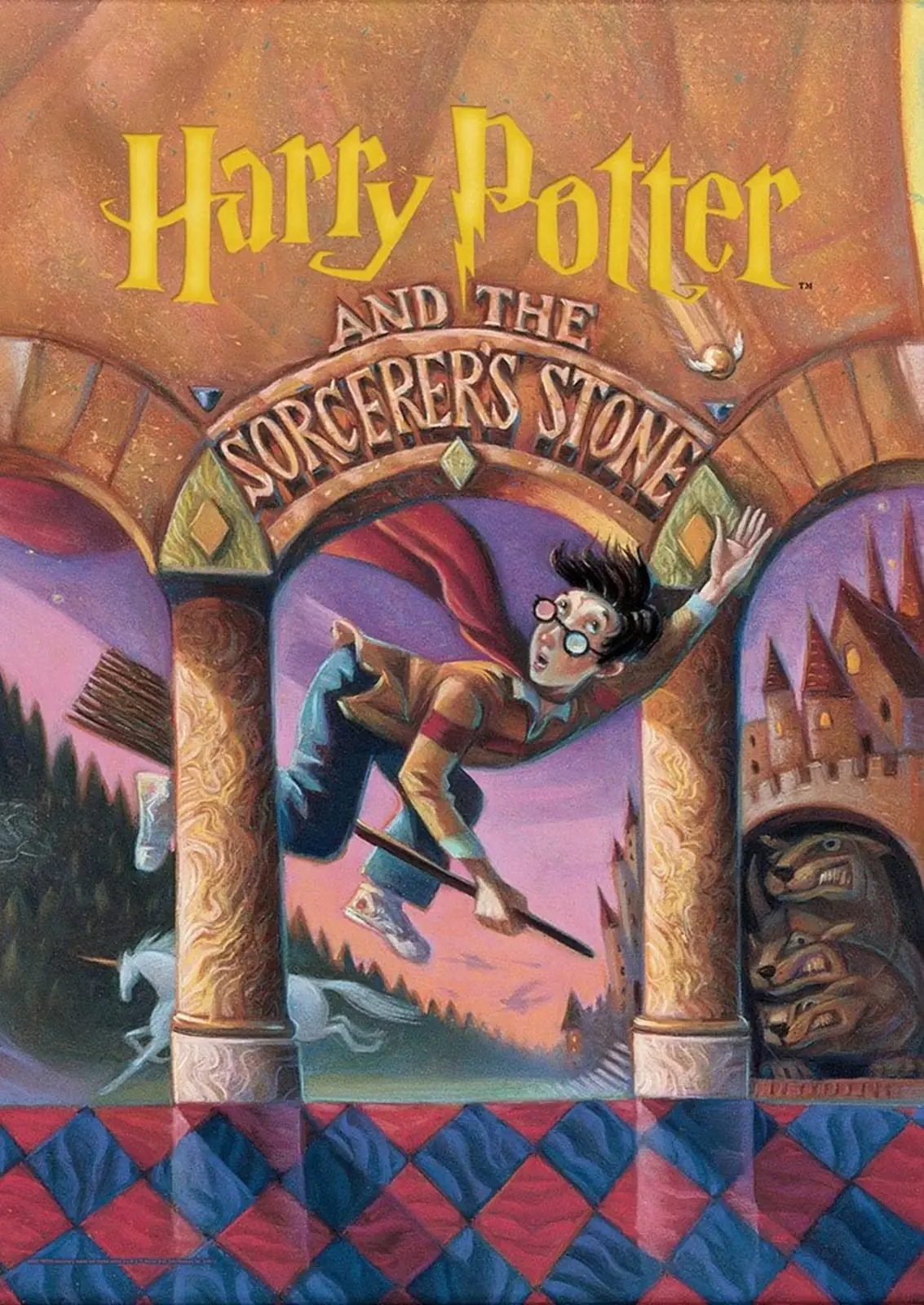 Capa do livro Harry Potter e a Pedra Filosofal Capa do livro Harry Potter e a Pedra Filosofal