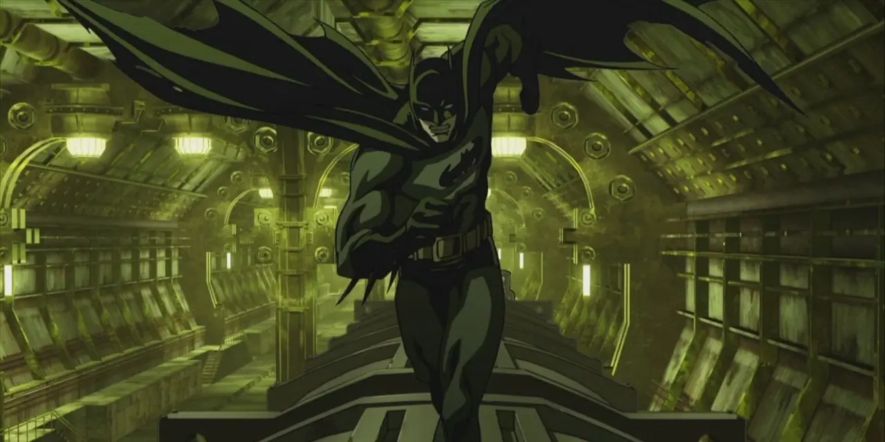 Batman en la alcantarilla en Batman: Gotham Knight