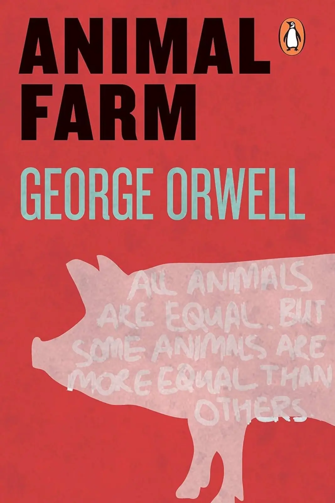 Coveret til Animal Farm av George Orwell