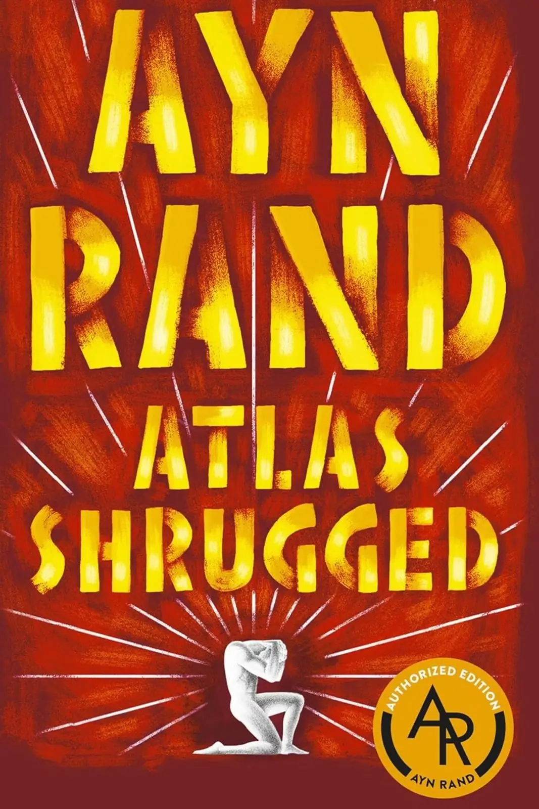Обложка книги Айн Рэнд «Атлант расправил плечи»