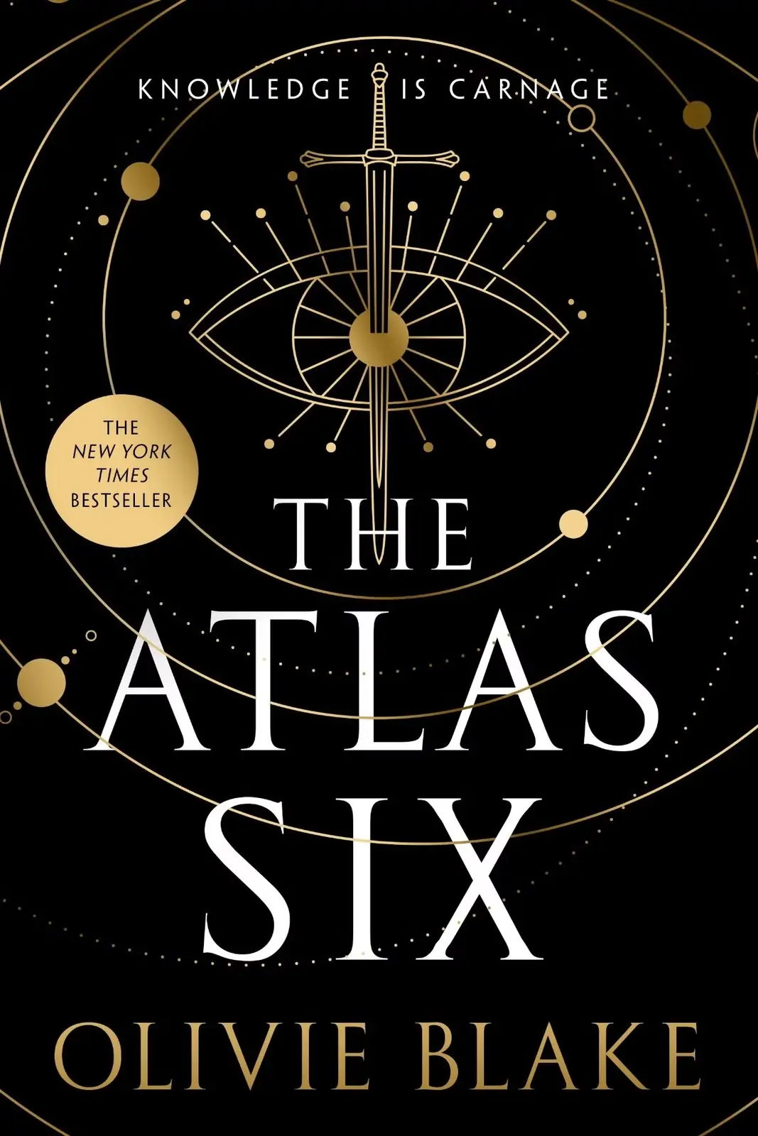De Atlas Six tijdelijke boekposter De Atlas Six tijdelijke boekposter