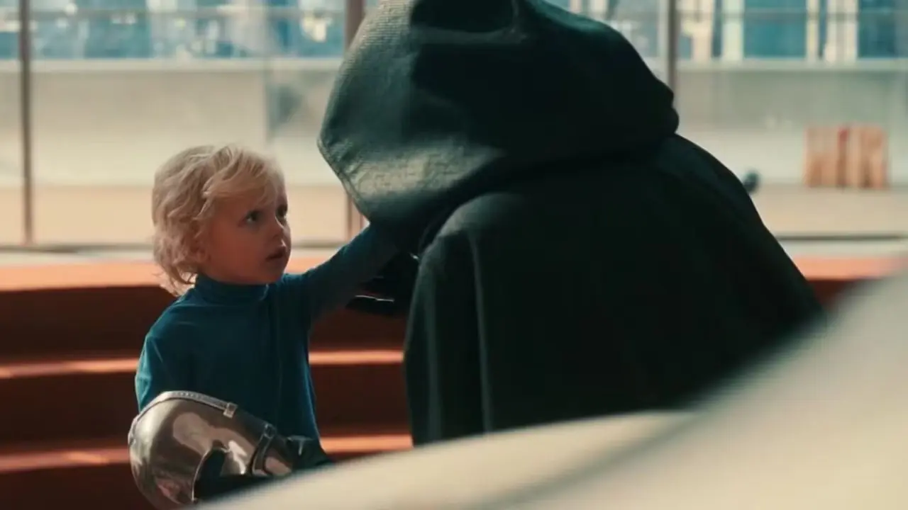Franklin Richards met Dr. Doom in Fantastic Four: First Steps Franklin Richards met Dr. Doom in Fantastic Four: First Steps