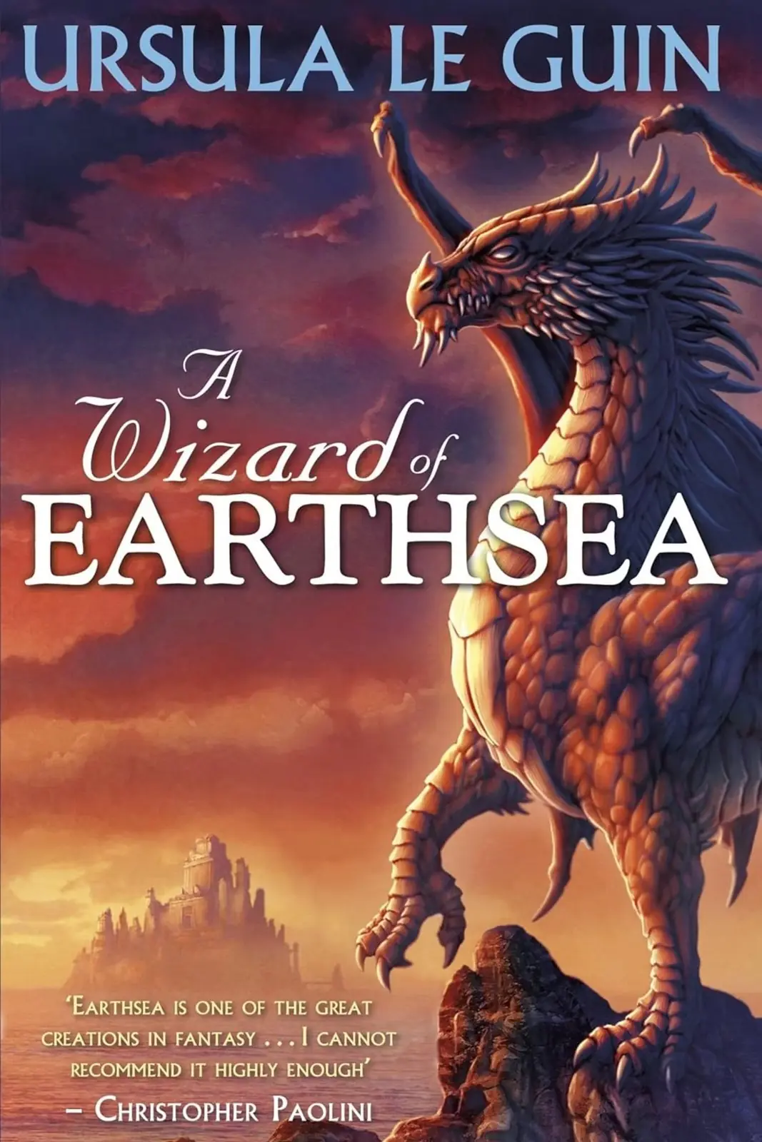 La portada de Un mago de Terramar de Ursula Le Guin La portada de Un mago de Terramar de Ursula Le Guin