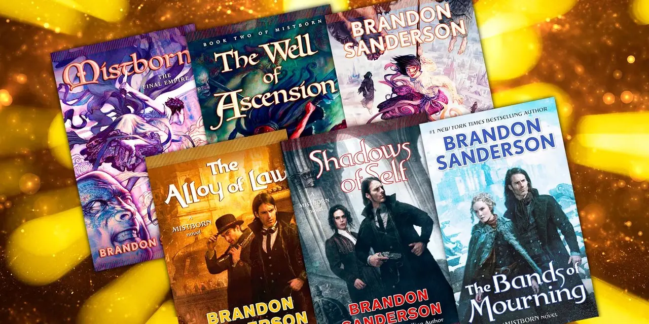 bokomslag fra Mistborn epoke 1 og 2