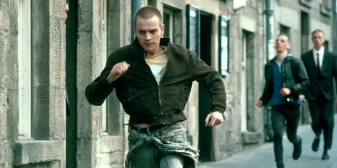 Escena de apertura de Trainspotting