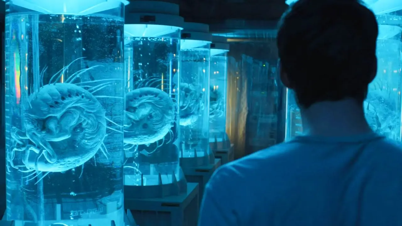 Wezens in potten in The Maze Runner: The Scorch Trials