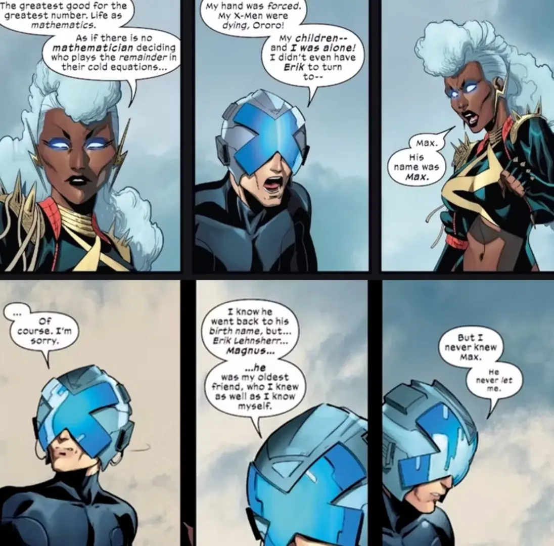Xavier de X-Men lucha con el cambio de nombre de Magneto