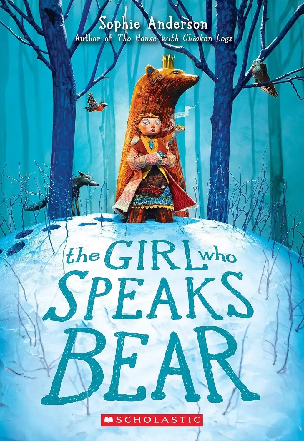 Copertina del libro La ragazza che parla Orso di Sophie Anderson