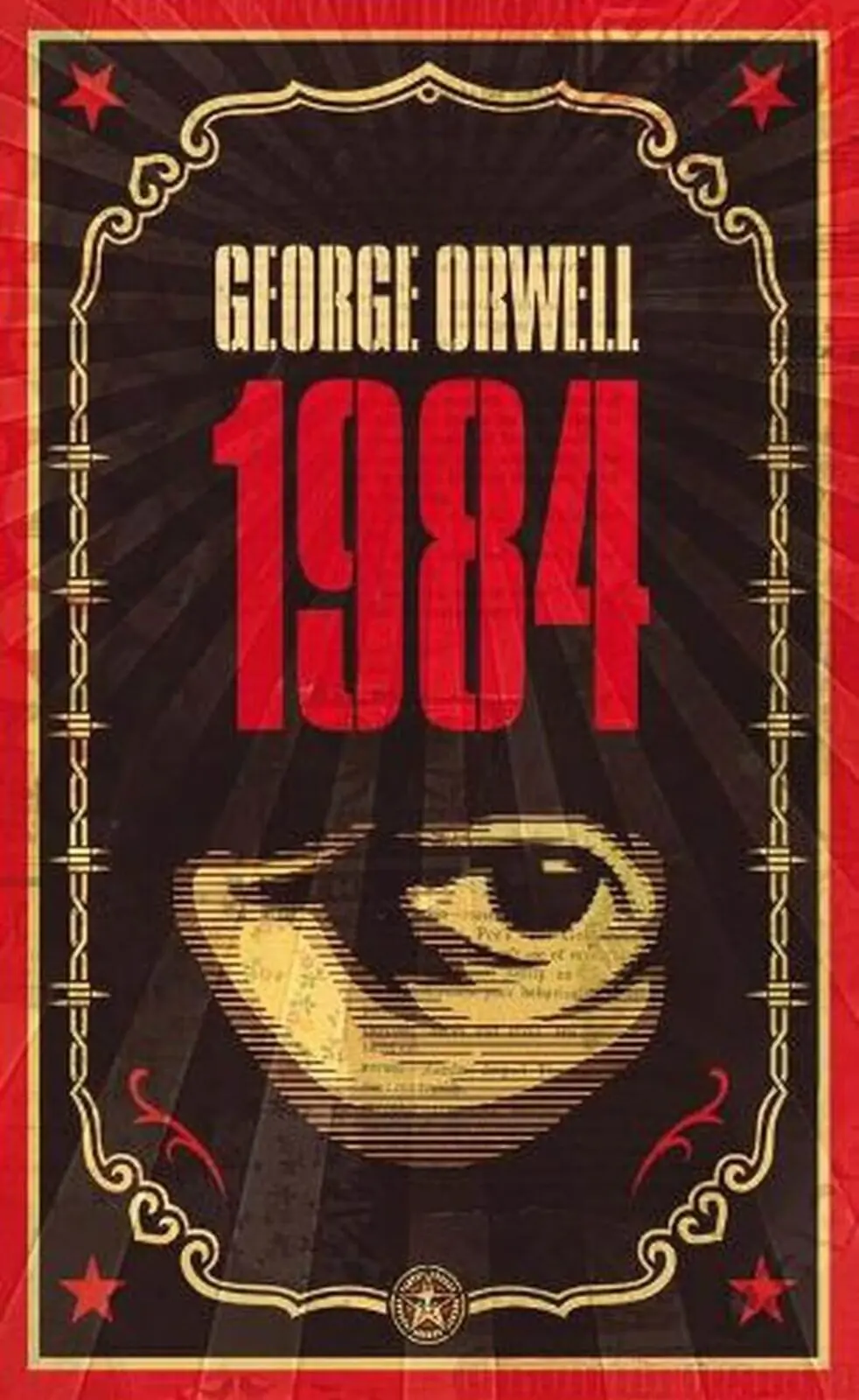 غلاف كتاب 1984 يظهر عين