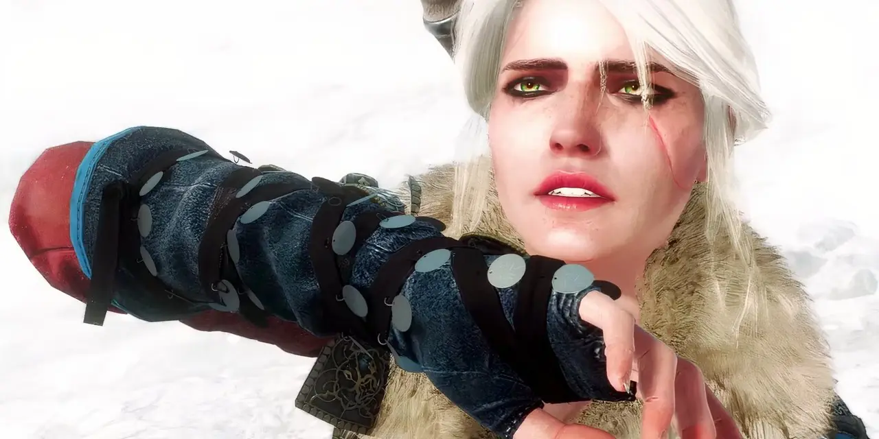 Witcher 3 Ciri en la nieve