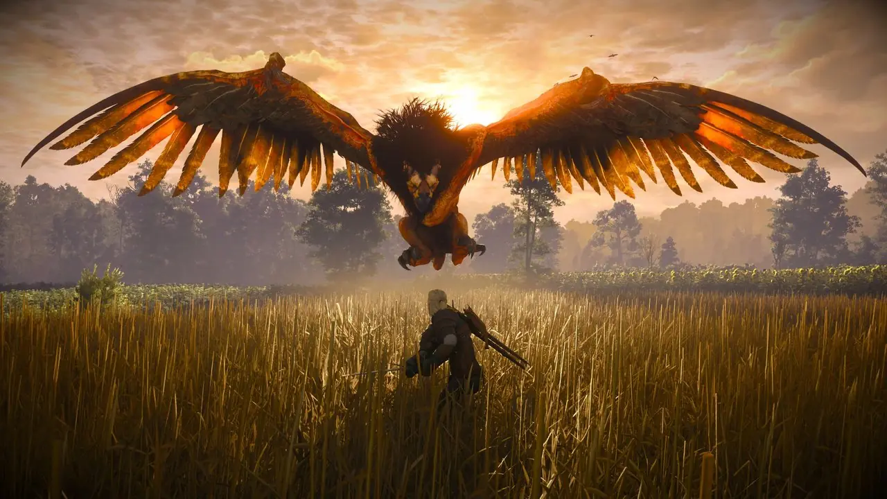 Dossier de presse Witcher 3 remasterisé Gryffon et Geralt
