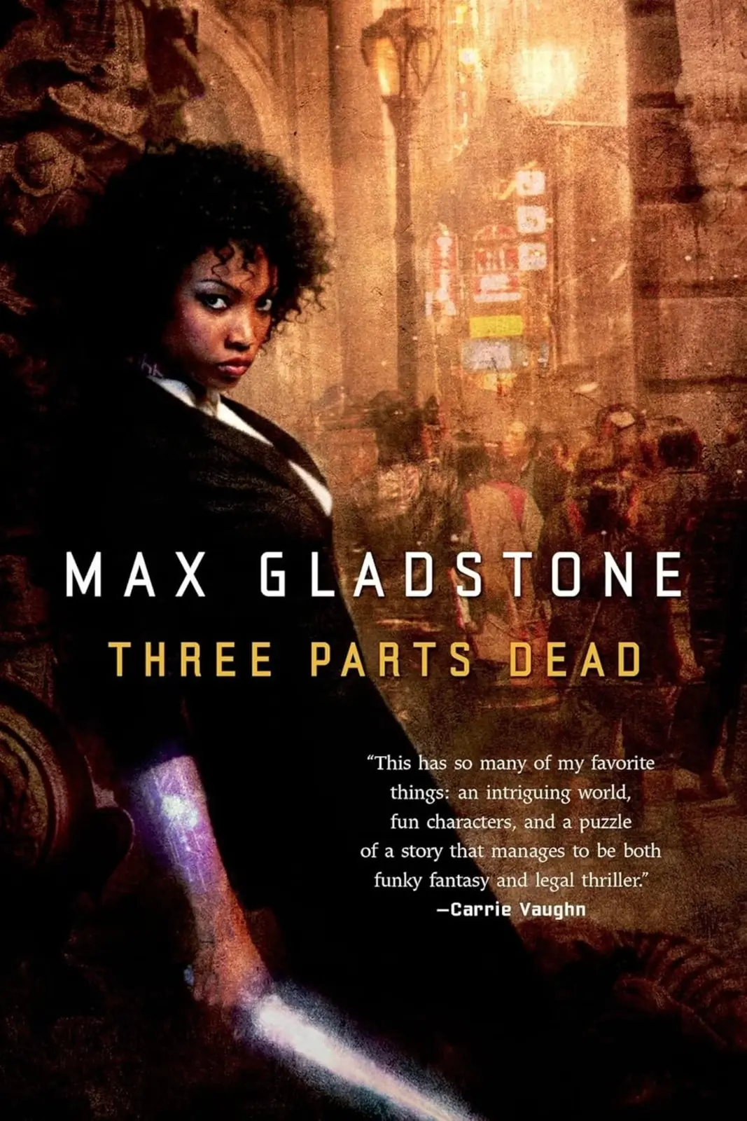 Das Cover von Three Parts Dead von Max Gladstone Das Cover von Three Parts Dead von Max Gladstone