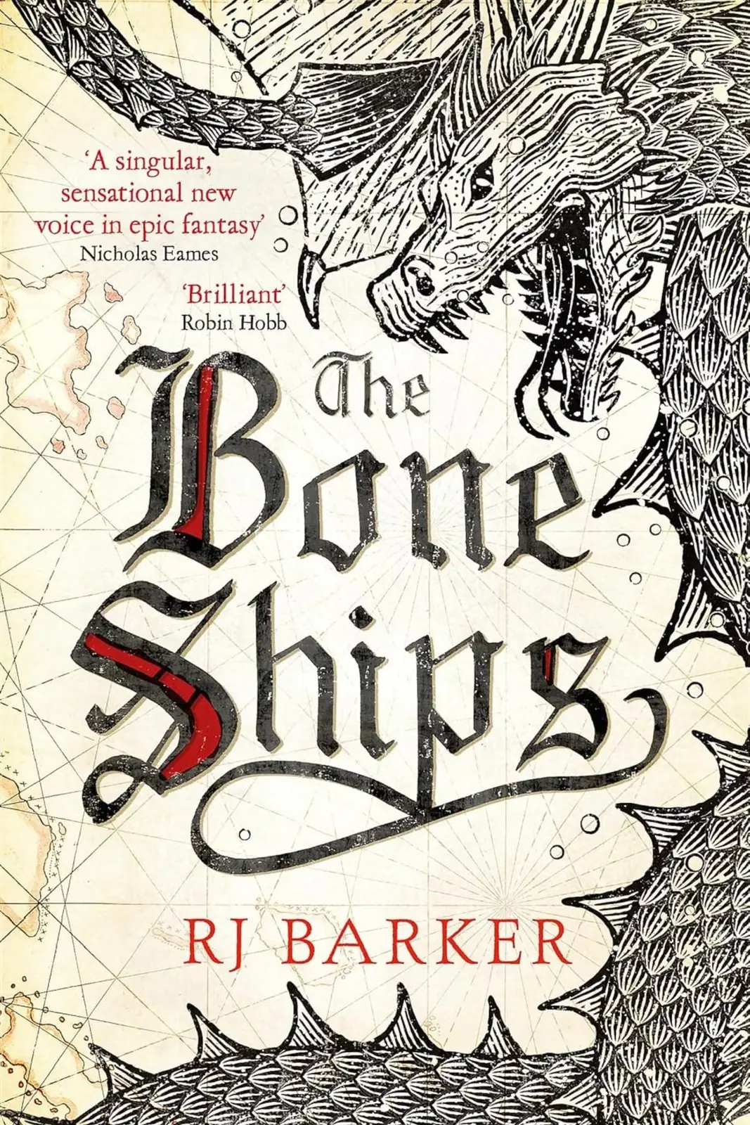 The Bone Ships'in kapağı R.J. havlayan The Bone Ships'in kapağı R.J. havlayan