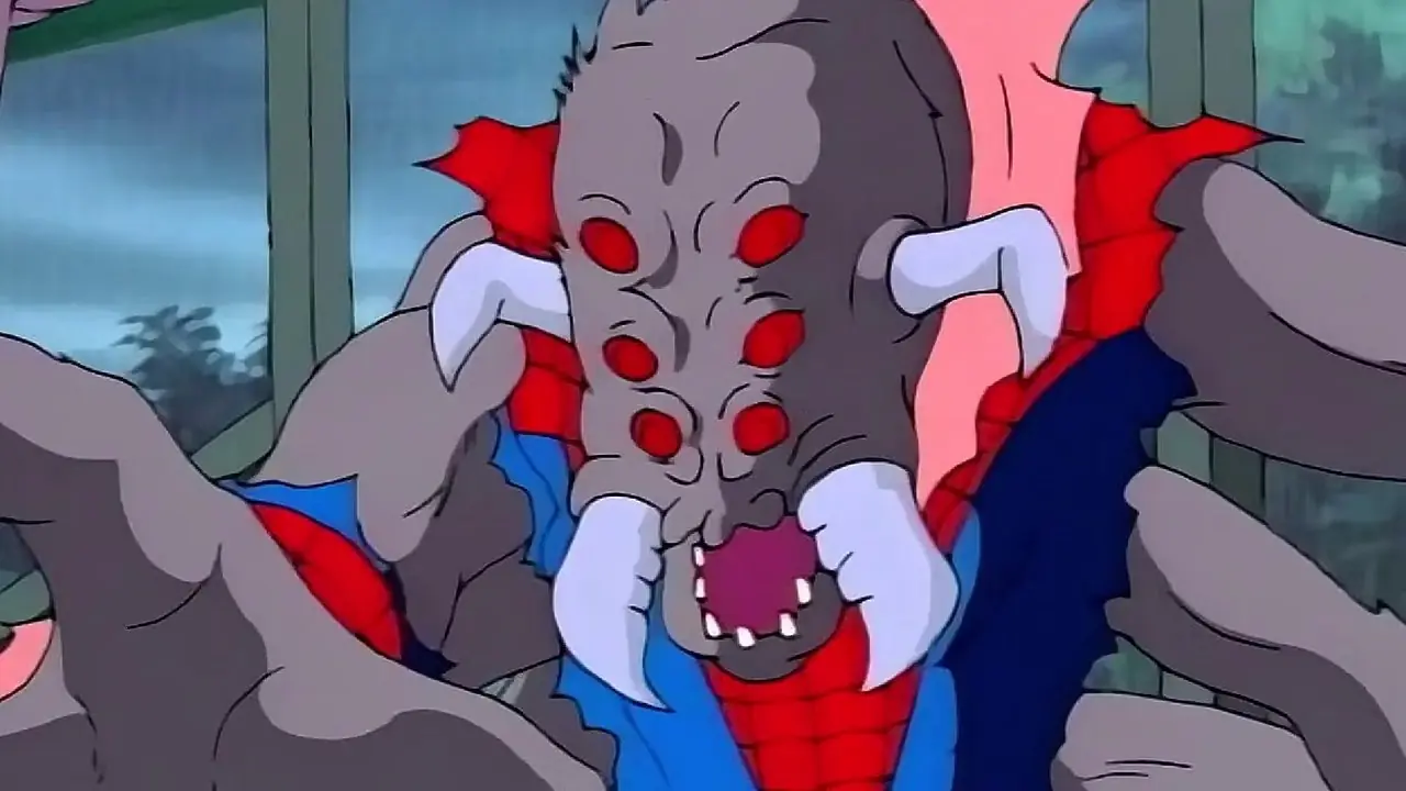 Mannen-edderkoppen når i Spider-Man- The Animated Series