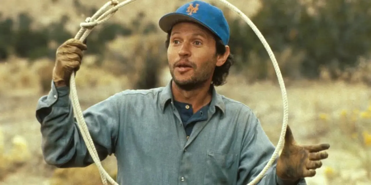 Billy Crystal z liną w City Slickers