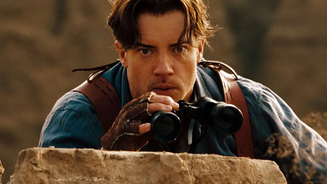 Brendan Fraser como Rick O'Connell en la franquicia Mummy