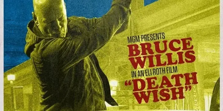 Cartel de Death Wish con Bruce Willis