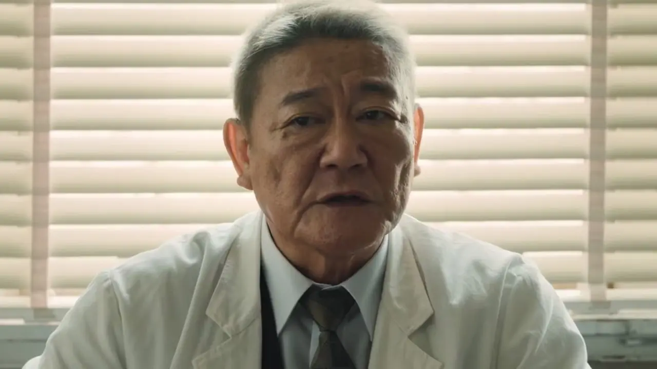 De dokter deelt iets in Godzilla Minus Zero