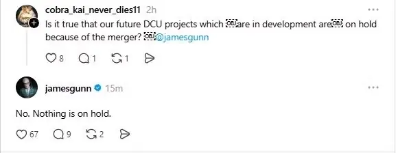 ジェームズ・ガン、バットマンが保留中であることを暴く
