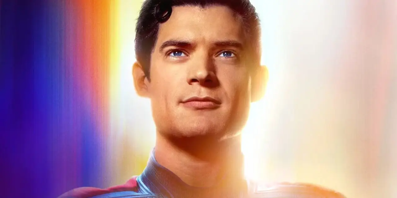 Superman freut sich auf das offizielle Superman-Poster