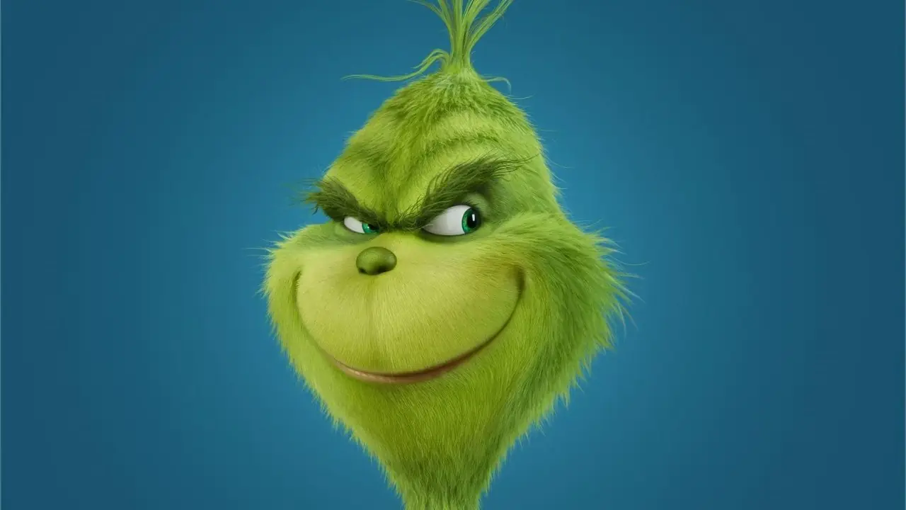 Grinch ze złym uśmiechem