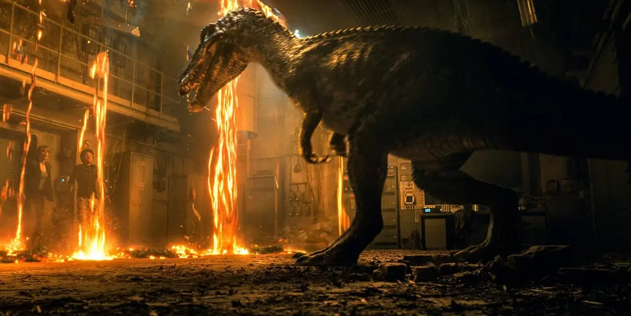 Jurassic World El Reino Caído Dinosaurio Fuego