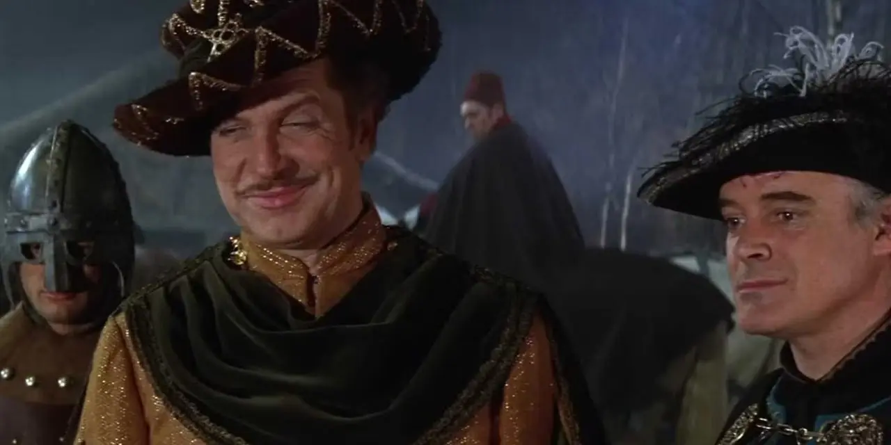 Vincent Price spelar prins Prospero i Masque of the Red Death