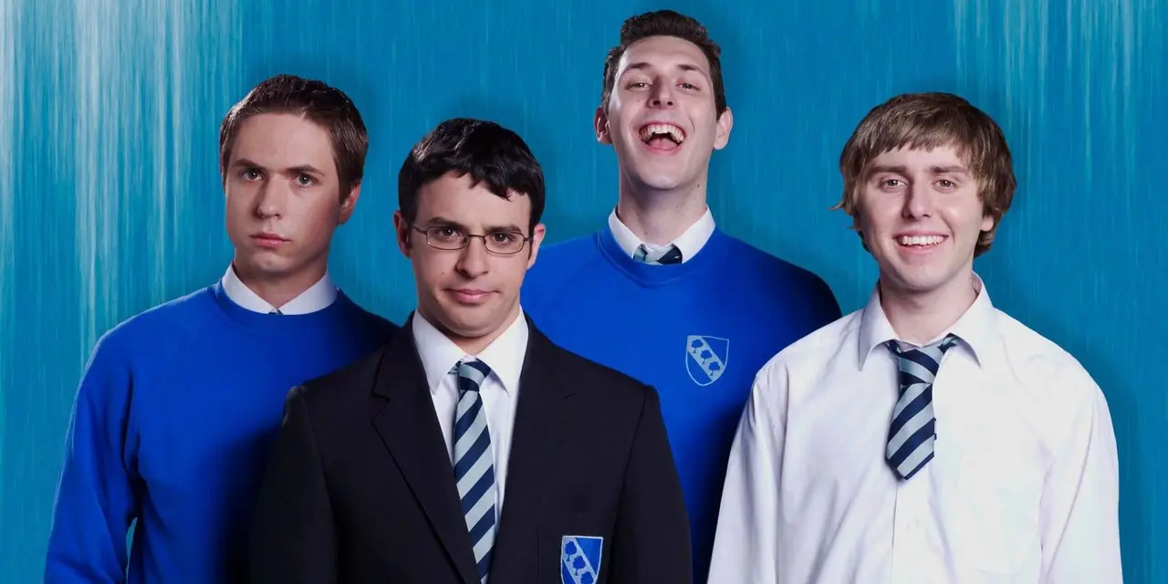 Een promotieafbeelding van The Inbetweeners