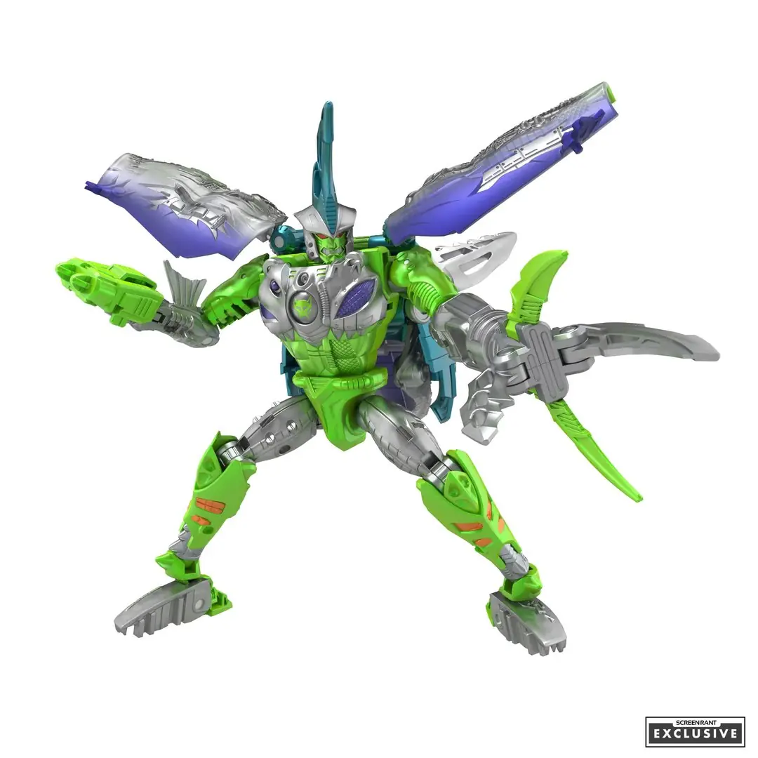 TRANSFORMERS EDAD DE LOS PRIMES CLASE VOYAGER CYBERSHARK (3)-SR