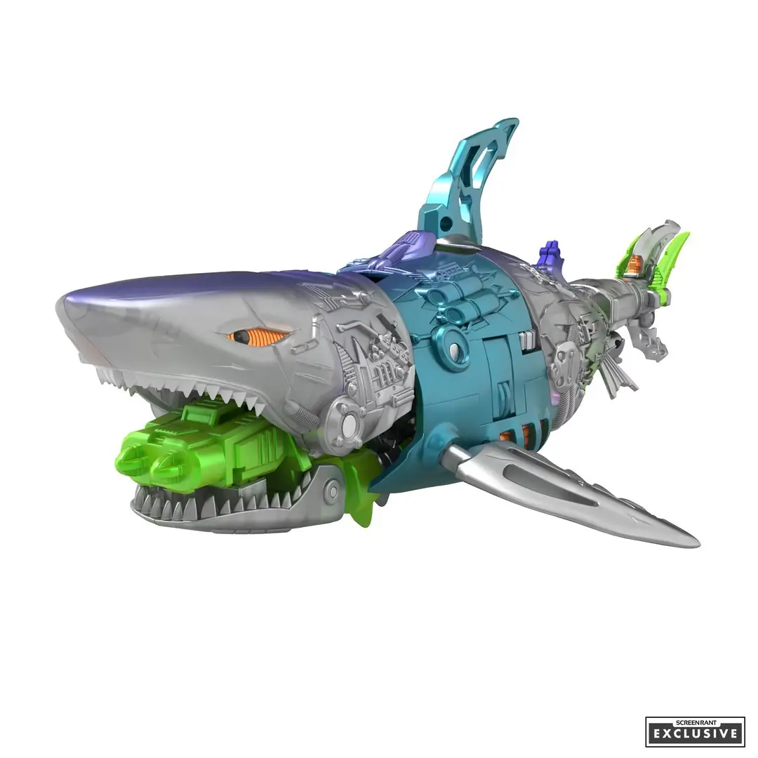 TRANSFORMERS AGE OF THE PRIMES VOYAGER CLASS CYBERSHARK (2)-SR