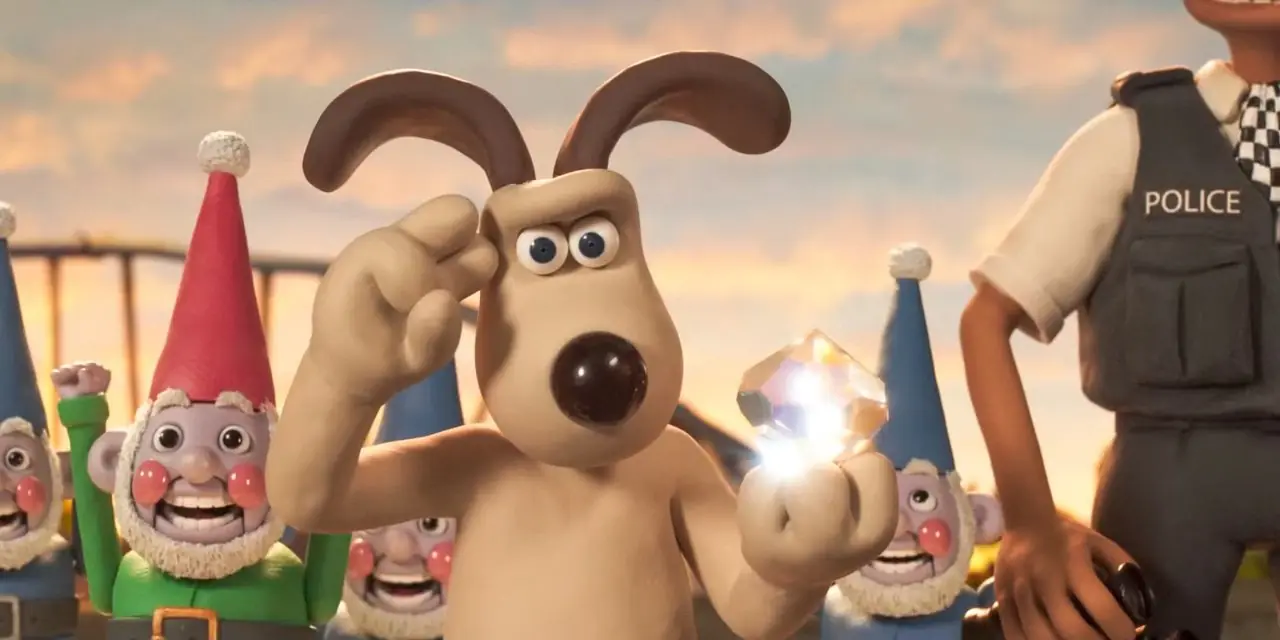 Gromit recupera il diamante blu in Wallace & Gromit Vengeance Most Fowl