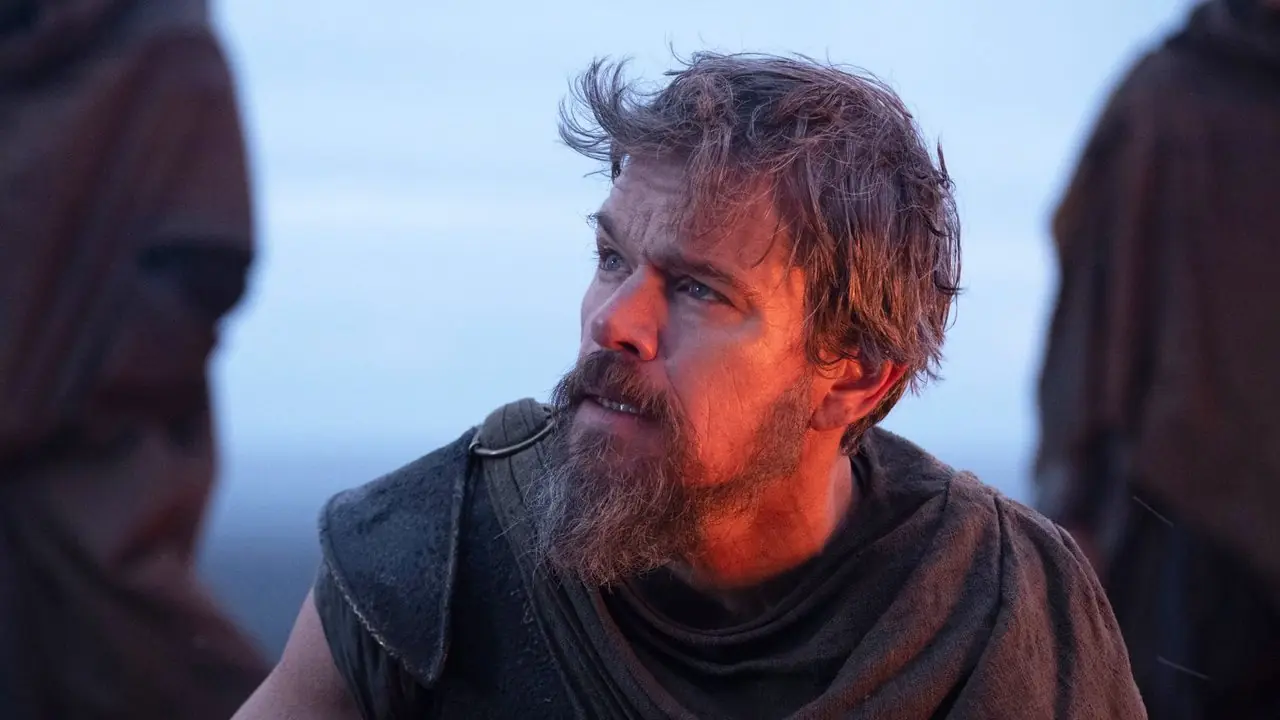 Odysseus ser utanför kameran i The Odyssey
