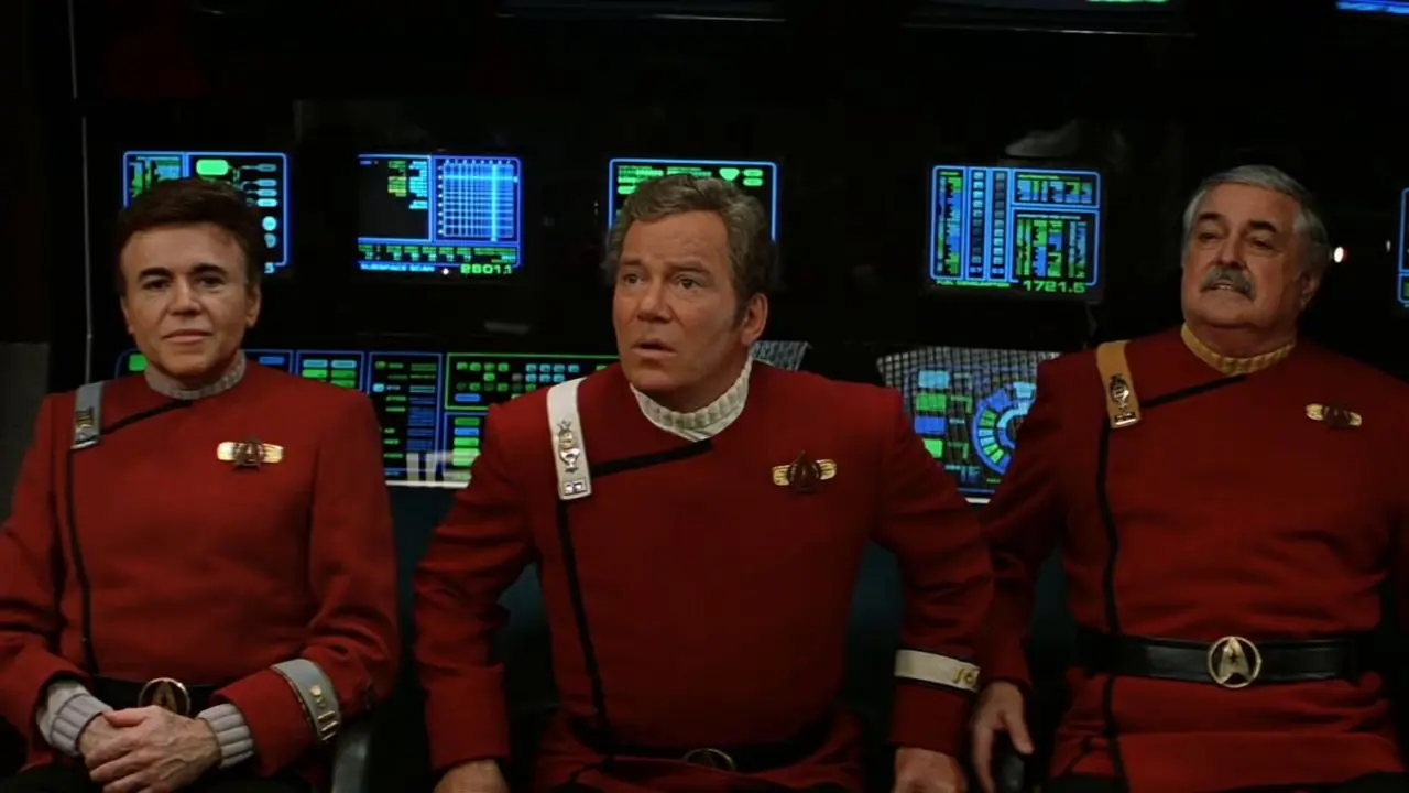 Chekov Kirk y Scotty