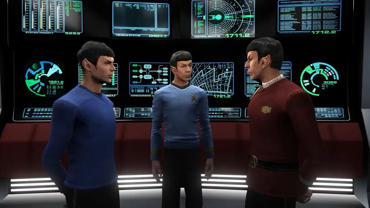Anuncio Spocks redescubierto de Star Trek Online