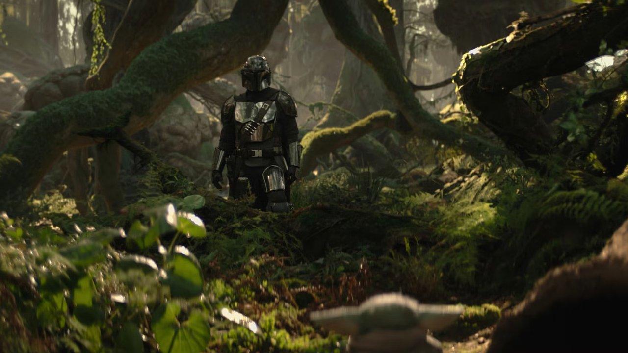 Din Djarin (Pedro Pascal) i Grogu na Nal Hutta w The Mandalorian i Grogu Din Djarin (Pedro Pascal) i Grogu na Nal Hutta w The Mandalorian i Grogu