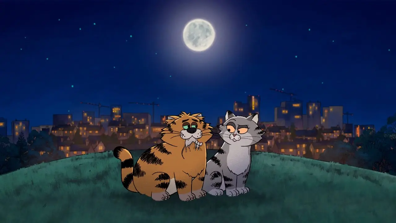 جوس ولارا في موعد غرامي تحت ضوء القمر في Alley Cats