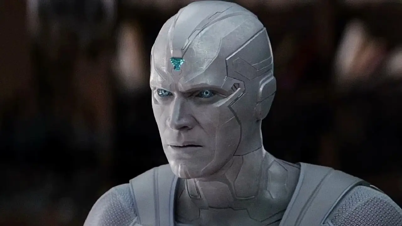 White Vision de Paul Bettany semble perplexe dans WandaVision White Vision de Paul Bettany semble perplexe dans WandaVision