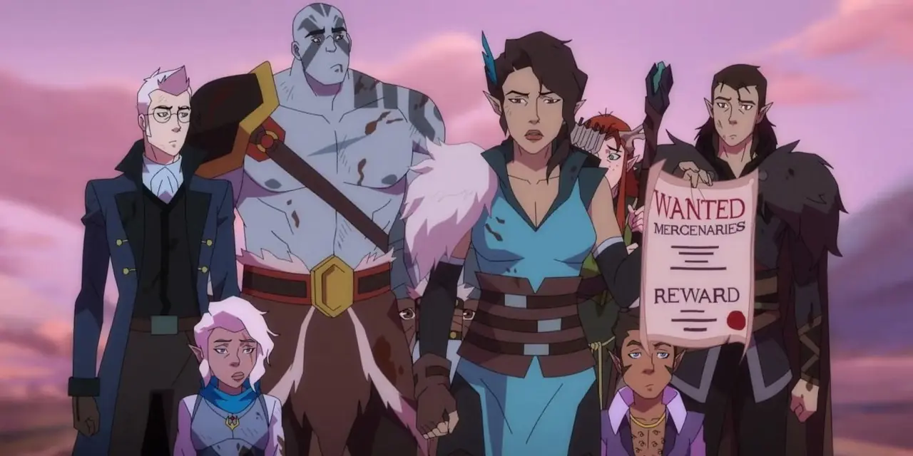 I personaggi principali sembrano abbattuti in The Legend Of Vox Machina I personaggi principali sembrano abbattuti in The Legend Of Vox Machina