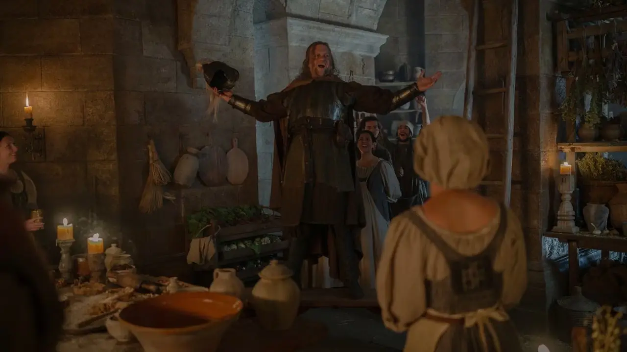 Tom Bennett als Ulf the White in House of the Dragon seizoen 3, aflevering 8