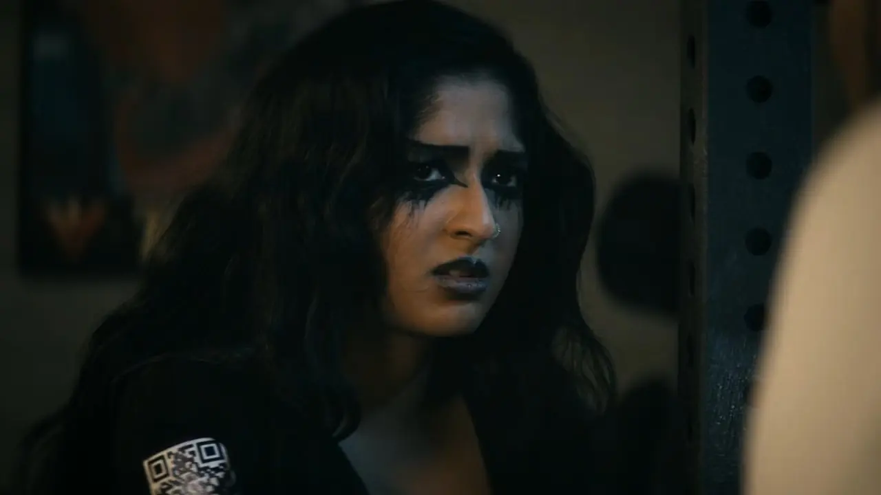 La contessa Crow guarda tristemente MM nella quinta stagione di The Boys La contessa Crow guarda tristemente MM nella quinta stagione di The Boys