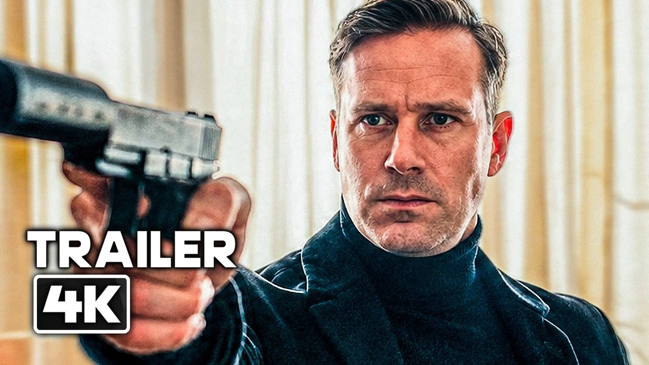 Primeiro look oficial! Novo trailer de 'CITIZEN VIGILANTE Armie Hammer' revela produção impressionante