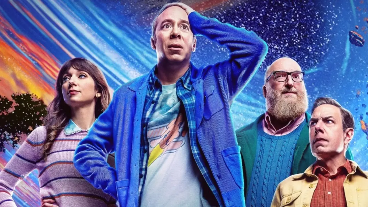 Stuart slaagt er niet in de poster van het universum te redden