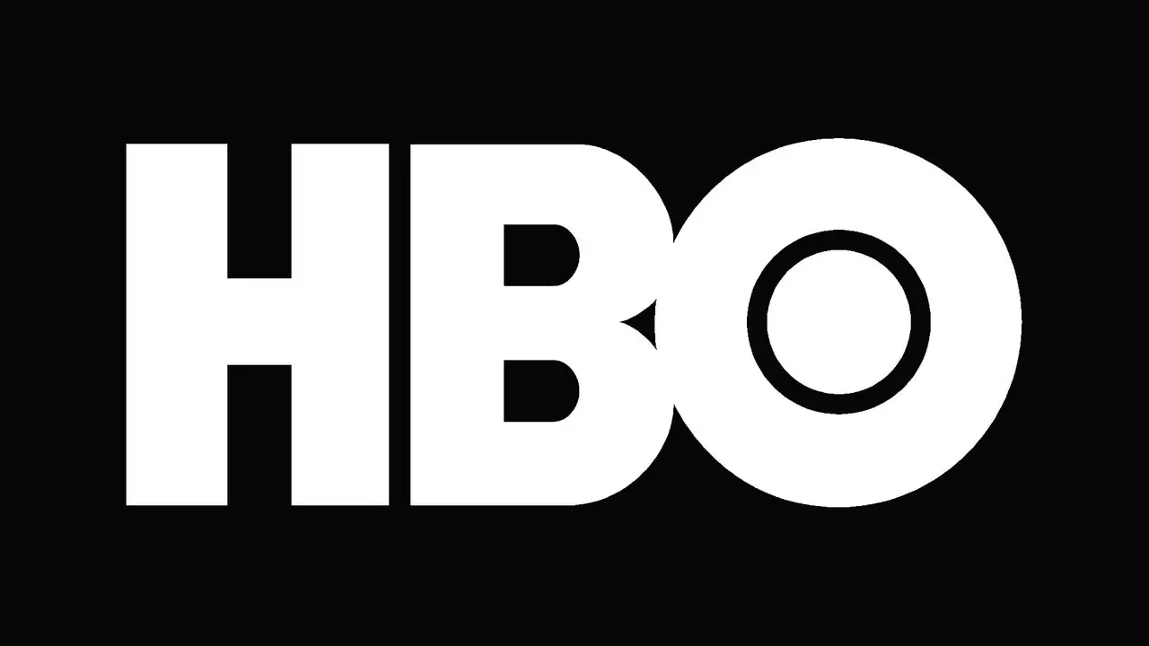 검정색 바탕에 흰색 HBO 로고
