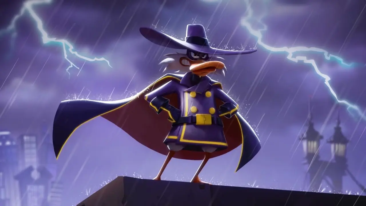 Drake Mallard in de reboot-serie Darkwing Duck van Disney+